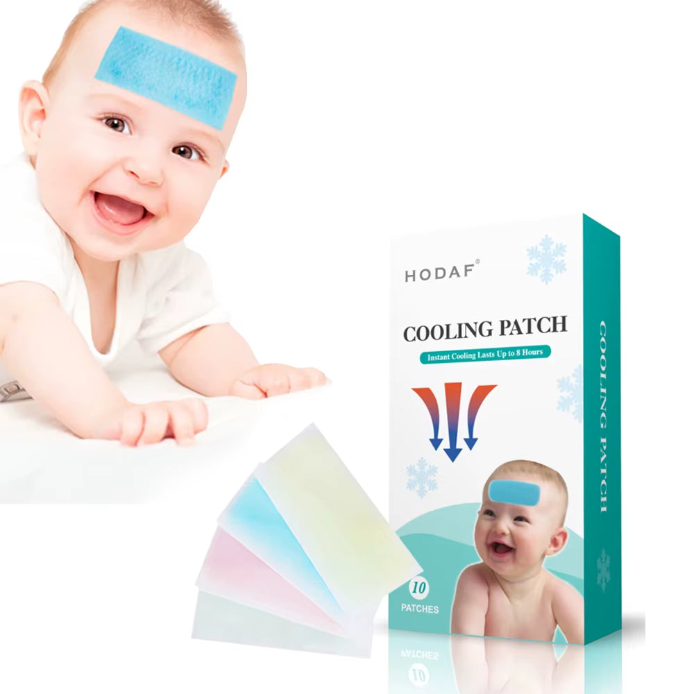 Instant Cold Compress Patch 6-Pack Migraine and Headache Soothing Gel Sheets